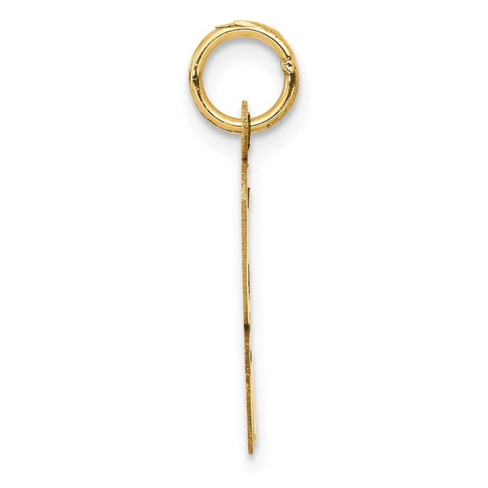 Kazi Luxury 14k Yellow Gold Large Script Letter K… - image 2